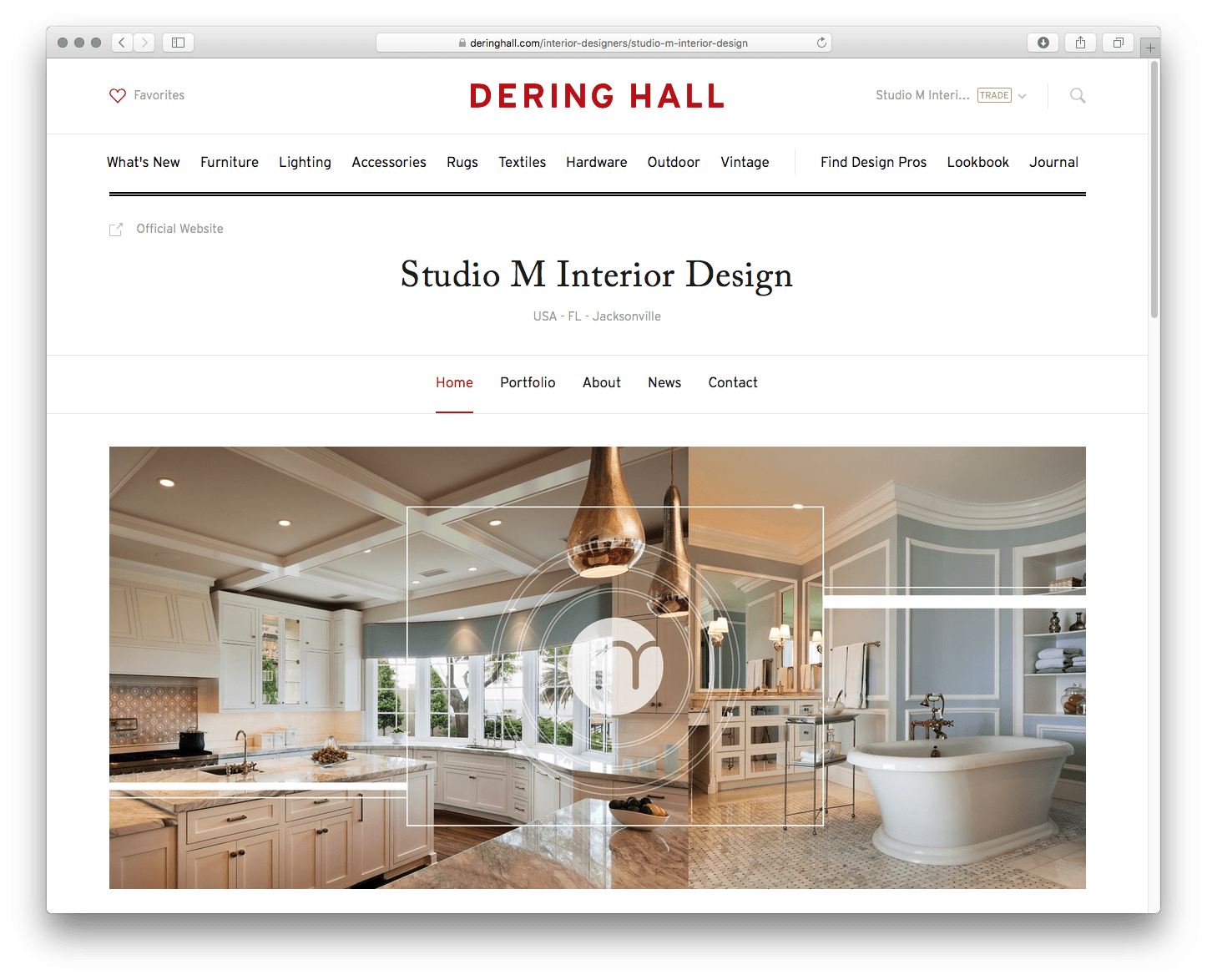 Dering Hall Press Release Studio M Interior Design