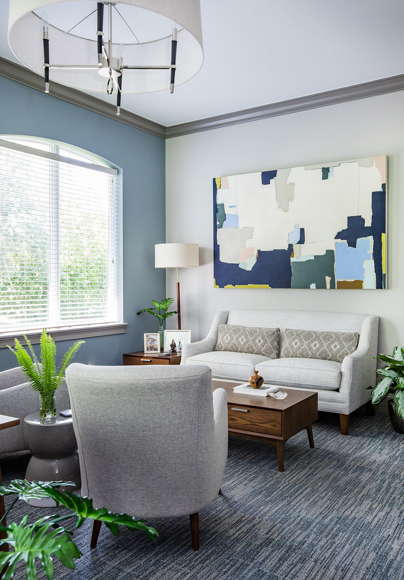 Studio M Interior Design MidCentury Modern Office Design Studio M Interior Design MidCentury Modern Office Design
