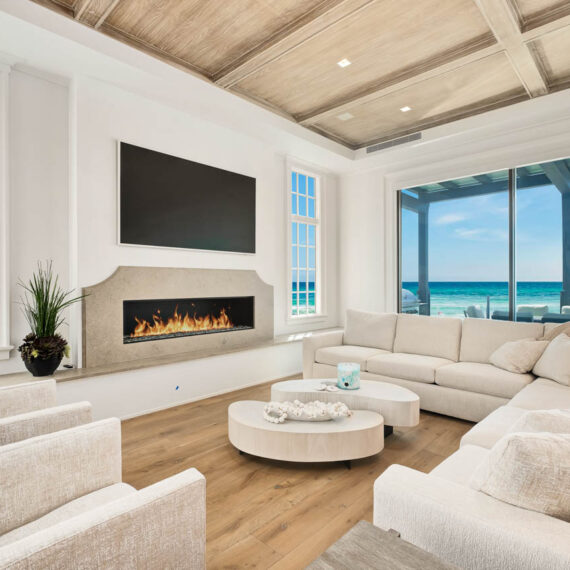 Luxury beach interior design