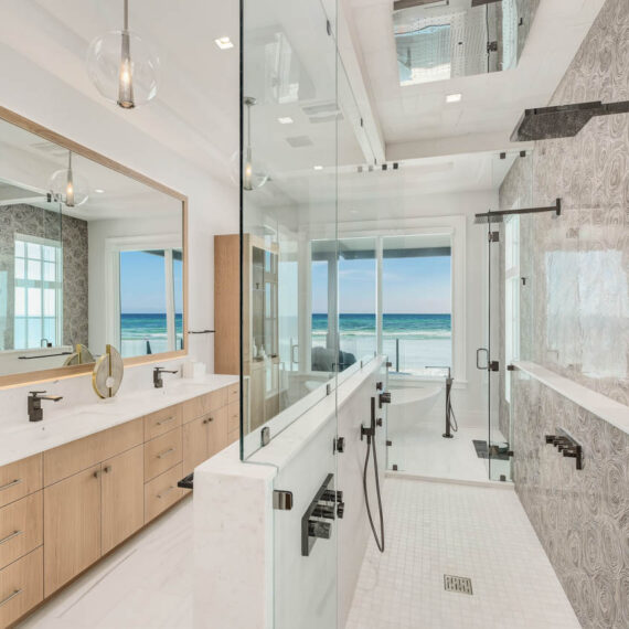 Luxury beach interior design