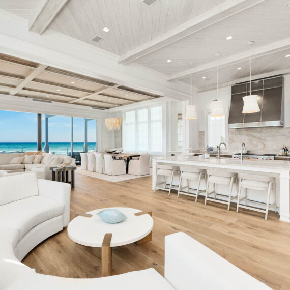 Luxury beach interior design
