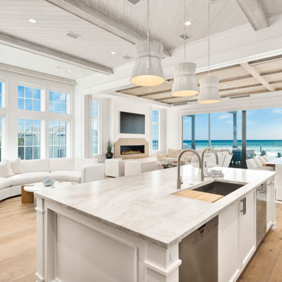 Luxury beach interior design