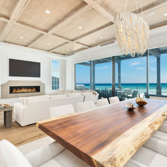 Luxury beach interior design