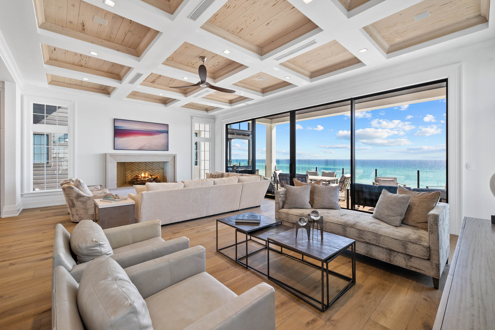 Embrace the timeless elegance of Luxury Coastal Interior Design: A Luxurious Contemporary Transitional Escape in Destin, FL