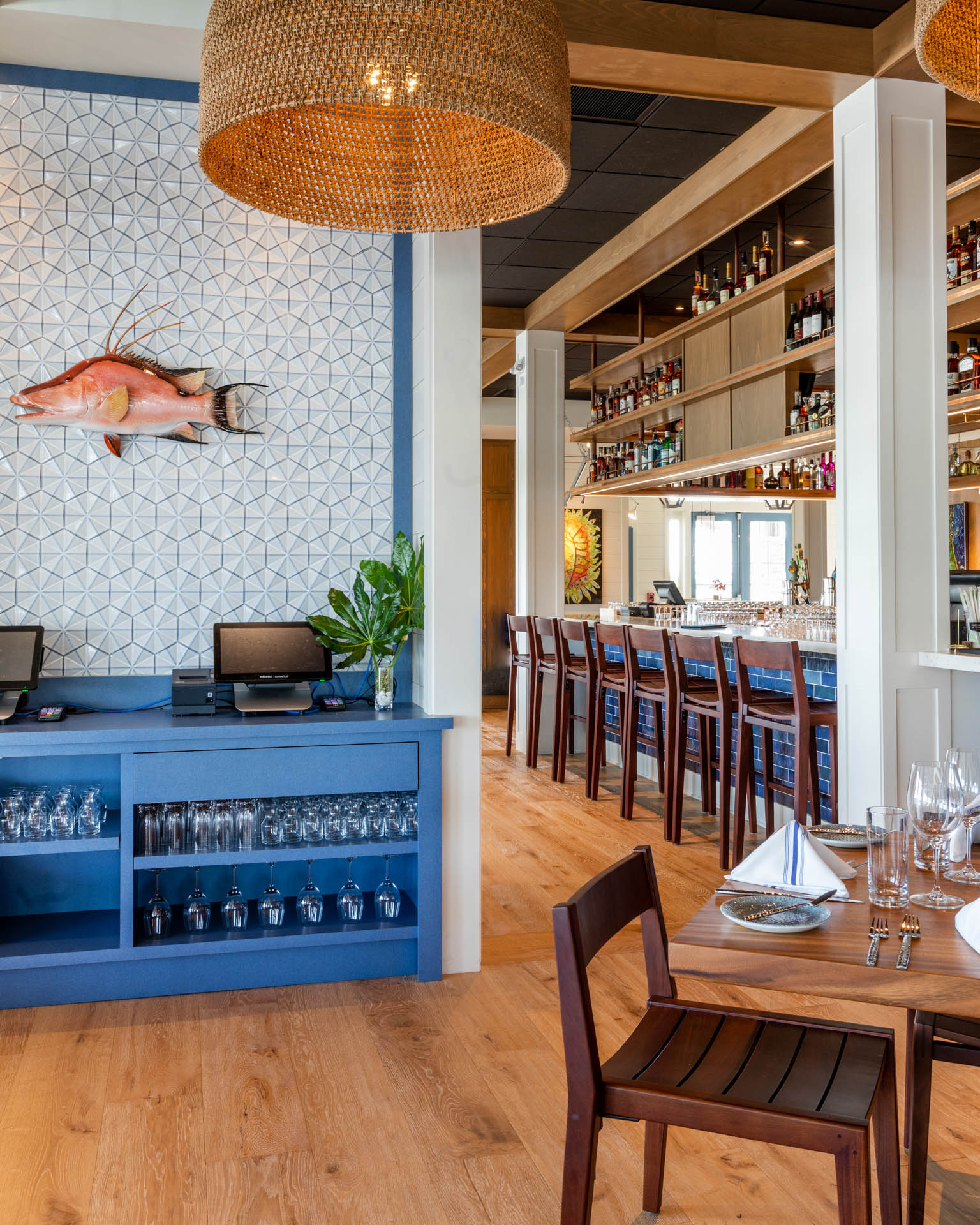 Discover the art of restaurant interior design in Jacksonville. We bring Chef Pritchard's vision to life with a blend of local cuisine and aesthetics.