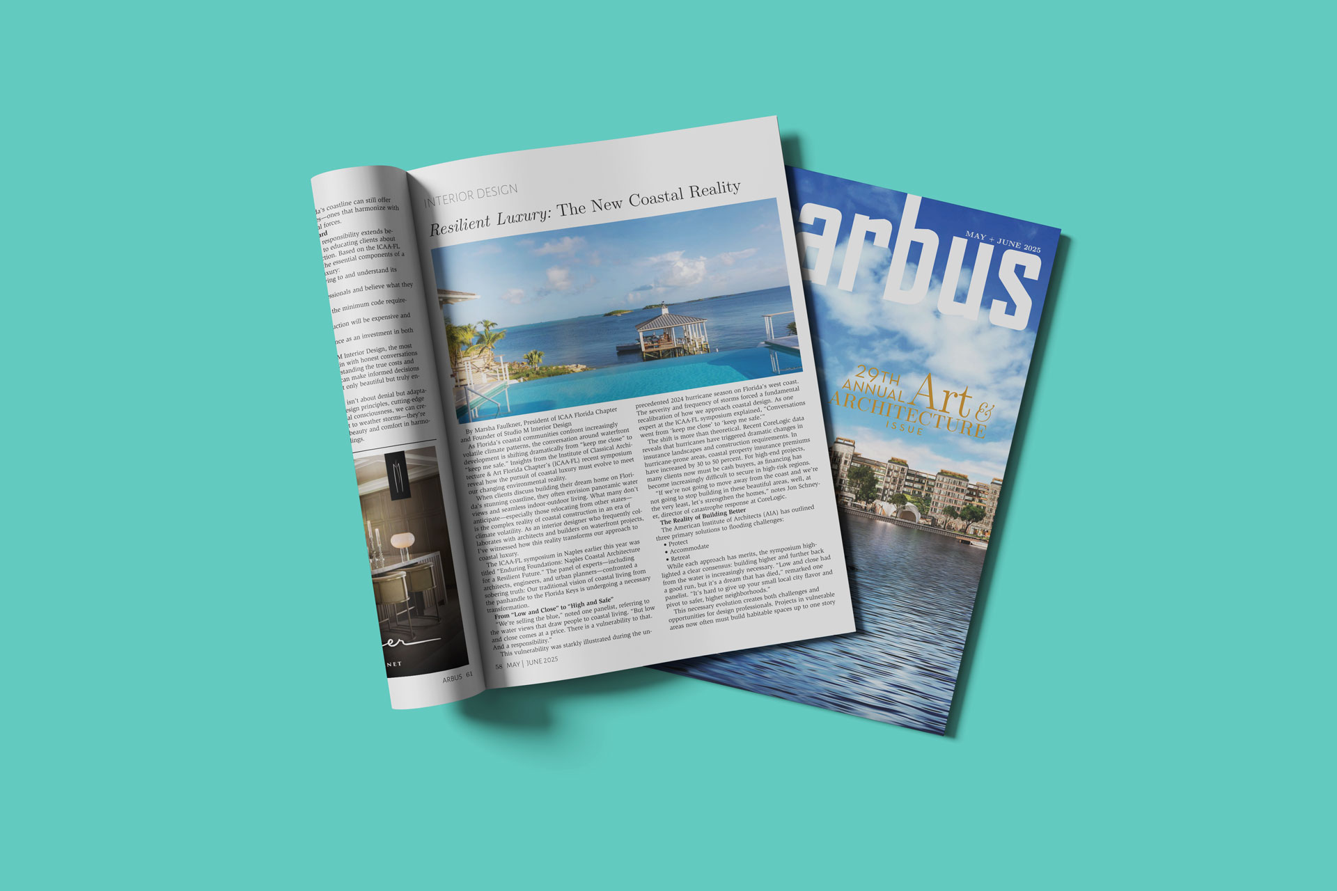 Resilient Luxury: The New Coastal Reality By Marsha Faulkner, President of ICAA Florida Chapter and Founder of Studio M Interior Design